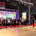 6.2.2015 Kielce. Świętokrzyskie Gwiazdy Sportu 2014. DRUŻYNA 2014 ROKU - Wyróżnienie to otrzymała drużyna siatkarek KSZO Ostrowiec. / Wojciech Habdas / Radio Kielce