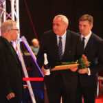 6.2.2015 Kielce. Świętokrzyskie Gwiazdy Sportu 2014.  WYRÓŻNIENIE AMBASADOR REGIONU ŚWIĘTOKRZYSKIEGO - Mirosław Malinowski - Prezes Świętokrzyskiego Związku Piłki Nożnej i członek Zarządu Polskiego Związku Piłki Nożne. Członek komisji Hat – Trick UEFA. / Wojciech Habdas / Radio Kielce