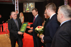 6.2.2015 Kielce. Świętokrzyskie Gwiazdy Sportu 2014. NAJPOPULARNIEJSI SPORTOWCY 2014 - 9 miejsce zajął Mateusz Bieniek (Effector Kielce, siatkówka) liczbą głosów 5517 / Wojciech Habdas / Radio Kielce