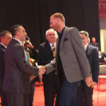 6.2.2015 Kielce. Świętokrzyskie Gwiazdy Sportu 2014. NAJPOPULARNIEJSI SPORTOWCY 2014 - Miejsce 4 zajął Daniel Adamiec (Rushh Kielce, boks) i 15 584 głosy / Wojciech Habdas / Radio Kielce