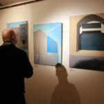 12.2.2015 Kielce.  Otwarcie wystawy malarstwa Marty Kawiorskiej "Zbliżenia" w Domu Praczki / Radio Kielce