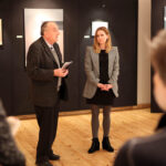 12.2.2015 Kielce.  Otwarcie wystawy malarstwa Marty Kawiorskiej "Zbliżenia" w Domu Praczki / Radio Kielce