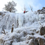 7.2.2015 Kielce. Lodospad na Skałce Geologów na Kadzielni / Wojciech Habdas / Radio Kielce