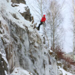 7.2.2015 Kielce. Lodospad na Skałce Geologów na Kadzielni / Wojciech Habdas / Radio Kielce