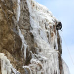 7.2.2015 Kielce. Lodospad na Skałce Geologów na Kadzielni / Wojciech Habdas / Radio Kielce