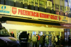 11.02.2015 Prezentacja Korony Kielce runda wiosenna - hala sportowa przy ul. Krakowskiej / Stanisław Blinstrub / Radio Kielce