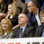 11.02.2015 Prezentacja Korony Kielce runda wiosenna - prezes Korony Marek Paprocki / Stanisław Blinstrub / Radio Kielce