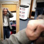 04.02.2015 Ostatnie przygotowania do premiery Teatru Przy Radiowej 4 / Stanisław Blinstrub / Radio Kielce