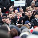 Bronisław Komorowski z wizytą w Ostrowcu (2 marca 2015 r.) / Stanisław Blinstrub / Radio Kielce