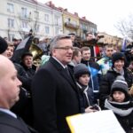Bronisław Komorowski z wizytą w Ostrowcu (2 marca 2015 r.) / Stanisław Blinstrub / Radio Kielce
