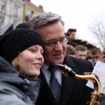 Bronisław Komorowski z wizytą w Ostrowcu (2 marca 2015 r.) / Stanisław Blinstrub / Radio Kielce