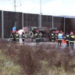 Wypadek cysterny w Cedzynie (4 marca 2015 r.) / Stanisław Blinstrub / Radio Kielce