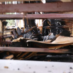 Spalona hala w suchedniowskiej fabryce mebli (22 marca 2015 r.) / Piotr Michalski / Radio Kielce