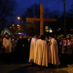 Droga Krzyżowa przeszła ulicami Kielc (31 marca 2015 r.) / Piotr Michalski / Radio Kielce
