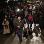 Droga Krzyżowa przeszła ulicami Kielc (31 marca 2015 r.) / Piotr Michalski / Radio Kielce