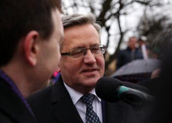 Bronisław Komorowski z wizytą w Ostrowcu (2 marca 2015 r.) / Stanisław Blinstrub / Radio Kielce