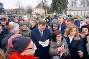 12.03.2015 Andrzej Duda w Końskich / Bartłomiej Zapała / Radio Kielce