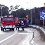 04.03.2015 Wypadek cysterny z gazem w Cedzynie koło Kielc / Stanisław Blinstrub / Radio Kielce