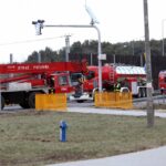 04.03.2015 Wypadek cysterny z gazem w Cedzynie koło Kielc / Stanisław Blinstrub / Radio Kielce