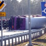 04.03.2015 Wypadek cysterny z gazem w Cedzynie koło Kielc / Stanisław Blinstrub / Radio Kielce