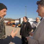 Janusz Palikot spotkał się z sandomierskimi rolnikami / Grażyna Szlęzak-Wójcik / Radio Kielce