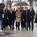 Magdalena Ogórek, kandydatka SLD na prezydenta, z wizytą w Kielcach (14.03.2015) / Krzysztof Żołądek / Radio Kielce