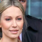 Magdalena Ogórek podczas briefingu przy KCK / Krzysztof Żołądek / Radio Kielce