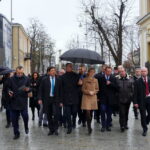 Magdalena Ogórek, kandydatka SLD na prezydenta, z wizytą w Kielcach (14.03.2015) / Krzysztof Żołądek / Radio Kielce