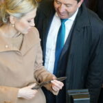 Magdalena Ogórek, kandydatka SLD na prezydenta, z wizytą w Kielcach (14.03.2015) / Krzysztof Żołądek / Radio Kielce