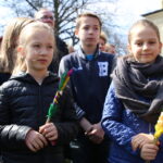 Uroczysta procesja wraz z poświęceniem palm w parafii pw. św. Wojciecha w Kielcach / Kamil Król / Radio Kielce