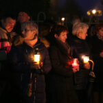30.3.2015 Masłów. W kościele parafialnym w Masłowie w odprawiona została msza święta dziękczynna za nauczanie i posługę Jana Pawła II. Po nabożeństwie parafianie wzięli udział w Drodze Krzyżowej. / Wojciech Habdas / Radio Kielce
