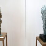 Wystawa rzeźby "W kręgu pracowni Wietrzni" w Sali Wystaw Czasowych Centrum Geoedukacji w Kielcach / Kamil Król / Radio Kielce