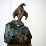 Wystawa rzeźby "W kręgu pracowni Wietrzni" w Sali Wystaw Czasowych Centrum Geoedukacji w Kielcach / Kamil Król / Radio Kielce