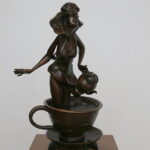 Wystawa rzeźby "W kręgu pracowni Wietrzni" w Sali Wystaw Czasowych Centrum Geoedukacji w Kielcach / Kamil Król / Radio Kielce