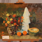 27.3.2015 Kielce. Obrazy ukraińskich artystów o polskich korzeniach można było w piątek wylicytować w Galerii Winda w Kielcach w ramach akcji  "Medycyna i sztuka ponad podziałami" / Wojciech Habdas / Radio Kielce