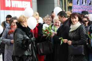 8.3.2015 Kielce. Manifa. / Wojciech Habdas / Radio Kielce