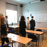 9.3.2015 Kielce. Próbna matura w Liceum Ogólnokształcącym w Zespole Szkół Katolickich / Wojciech Habdas / Radio Kielce