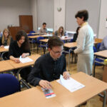 9.3.2015 Kielce. Próbna matura w Liceum Ogólnokształcącym w Zespole Szkół Katolickich / Wojciech Habdas / Radio Kielce