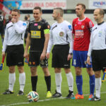 22.3.2015 Gliwice. Fragment meczu Piast Gliwice - Korona Kielce. / Wojciech Habdas / Radio Kielce