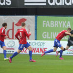 22.3.2015 Gliwice. Fragment meczu Piast Gliwice - Korona Kielce. / Wojciech Habdas / Radio Kielce