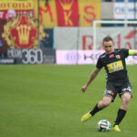 22.3.2015 Gliwice. Fragment meczu Piast Gliwice - Korona Kielce. Paweł Golański / Wojciech Habdas / Radio Kielce