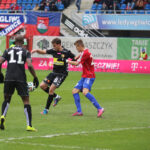 22.3.2015 Gliwice. Fragment meczu Piast Gliwice - Korona Kielce. / Wojciech Habdas / Radio Kielce