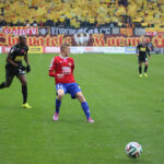 22.3.2015 Gliwice. Fragment meczu Piast Gliwice - Korona Kielce. / Wojciech Habdas / Radio Kielce