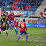 22.3.2015 Gliwice. Fragment meczu Piast Gliwice - Korona Kielce. / Wojciech Habdas / Radio Kielce