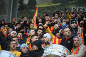 22.3.2015 Gliwice. Fragment meczu Piast Gliwice - Korona Kielce. / Wojciech Habdas / Radio Kielce