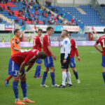 22.3.2015 Gliwice. Fragment meczu Piast Gliwice - Korona Kielce. / Wojciech Habdas / Radio Kielce