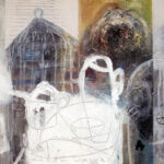 Marek Wawro. Stolik podróżny, 40x50cm, 2004 r. / Marek Wawro / arch. prywatne