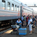 Celem wyprawy Koleją Transsyberyjską, liczącej ponad 5 tysięcy kilometrów była wizyta nad najgłębszym słodkowodnym jeziorem świata – Bajkałem. / Tomasz Tułak