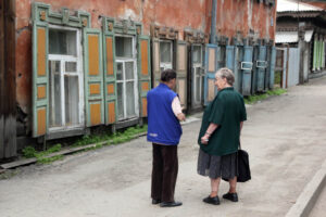 Celem wyprawy Koleją Transsyberyjską, liczącej ponad 5 tysięcy kilometrów była wizyta nad najgłębszym słodkowodnym jeziorem świata – Bajkałem. / Tomasz Tułak