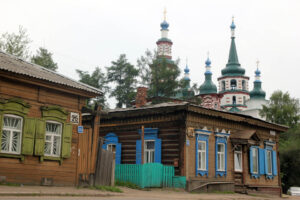 Celem wyprawy Koleją Transsyberyjską, liczącej ponad 5 tysięcy kilometrów była wizyta nad najgłębszym słodkowodnym jeziorem świata – Bajkałem. / Tomasz Tułak